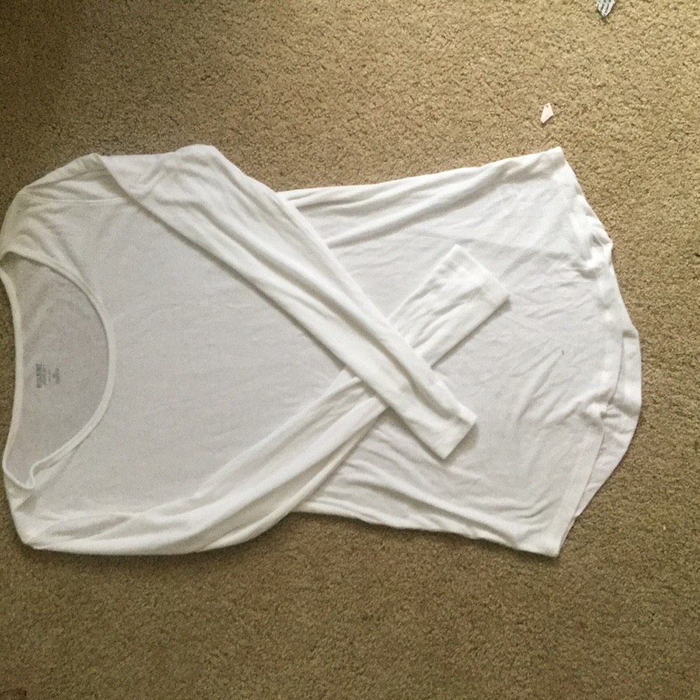 Never worn, Very soft,  Massimo plain white shirt.